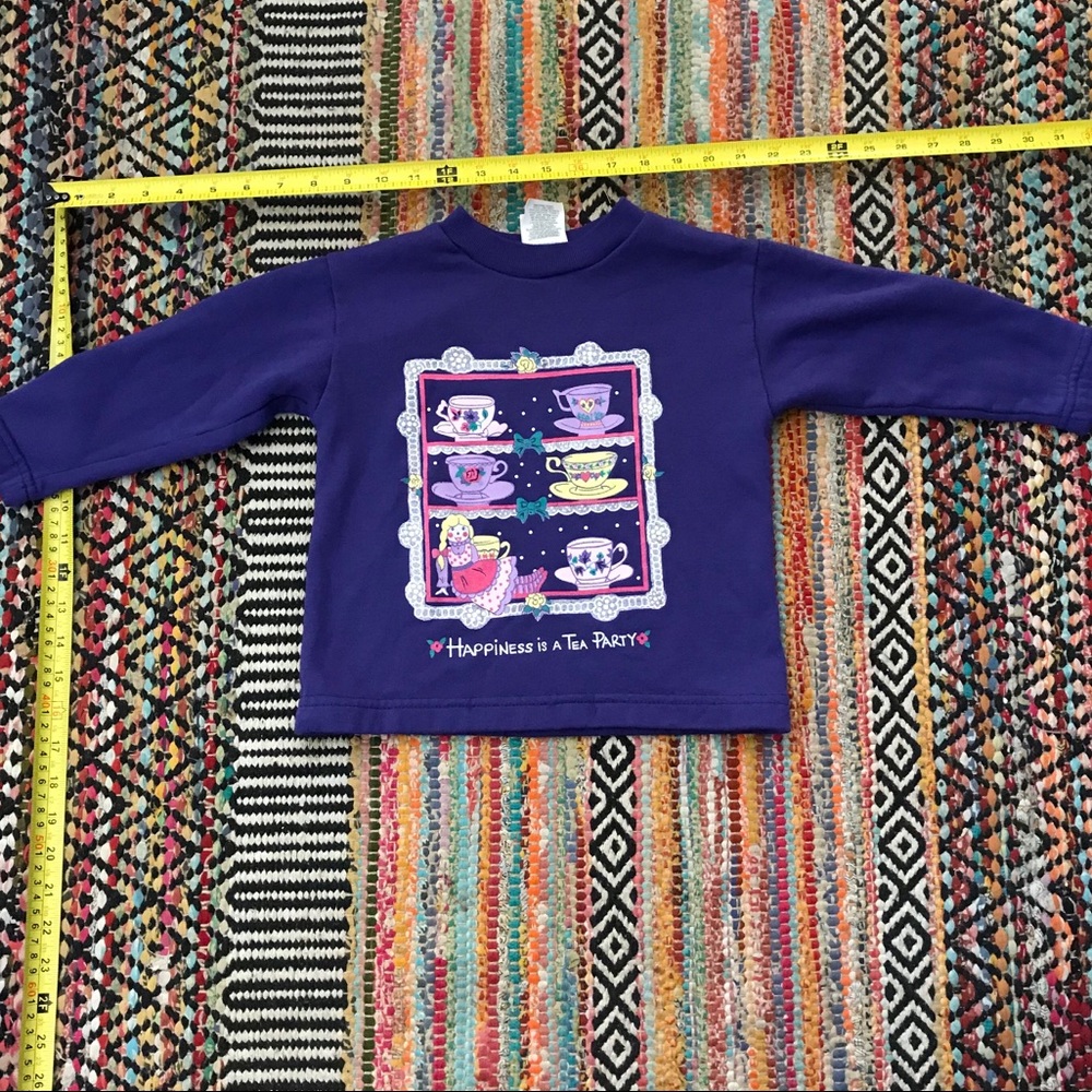 Vintage Tea Party Crew Neck